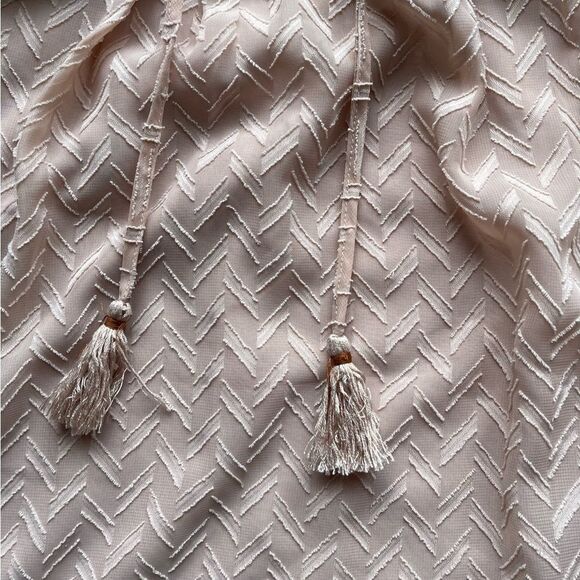 Anthropologie Lace Mini Dress Dusty pink Sequins - Picture 4 of 12